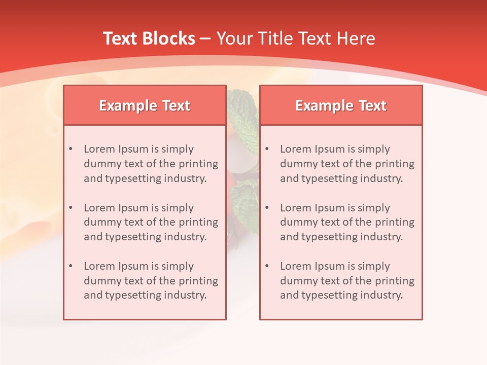 Milk Dairy Food PowerPoint Template