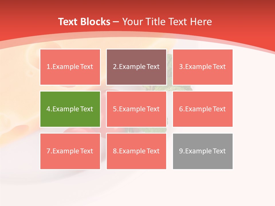 Milk Dairy Food PowerPoint Template