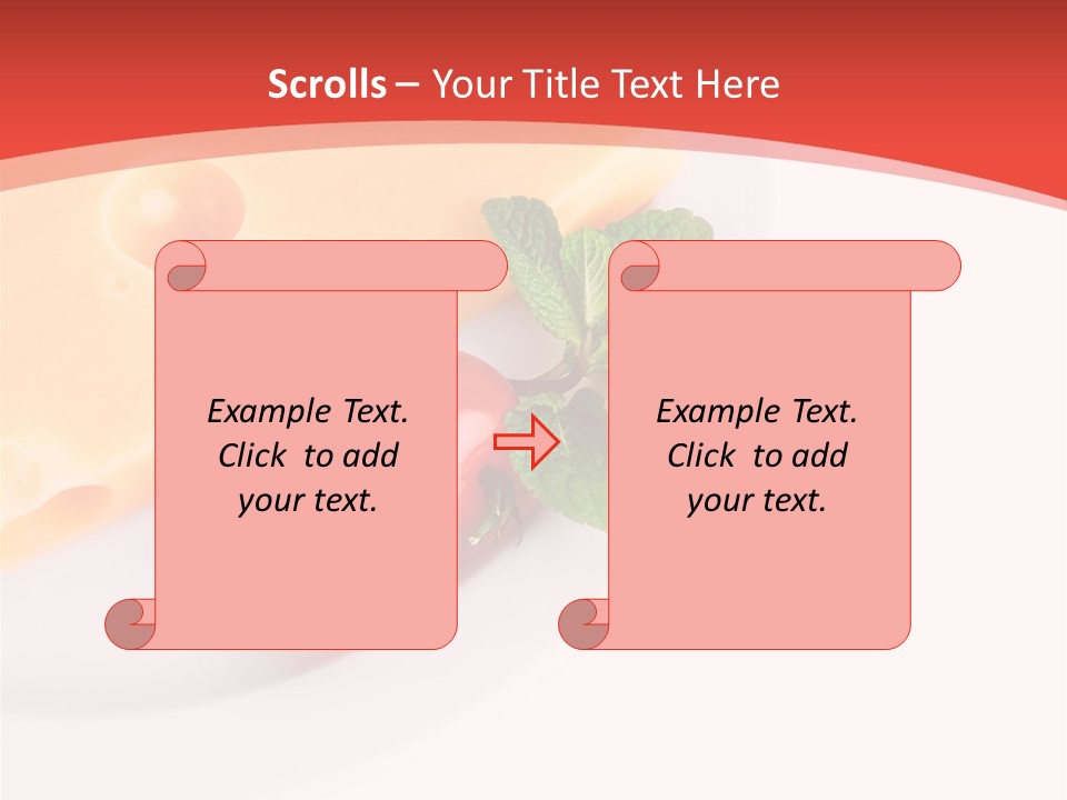 Milk Dairy Food PowerPoint Template