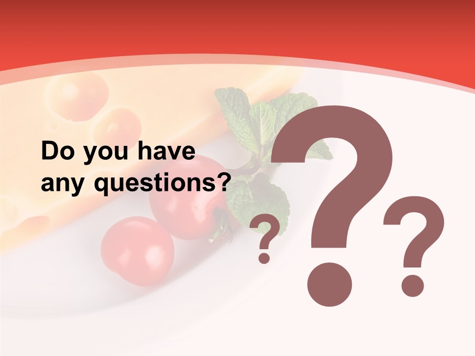 Milk Dairy Food PowerPoint Template