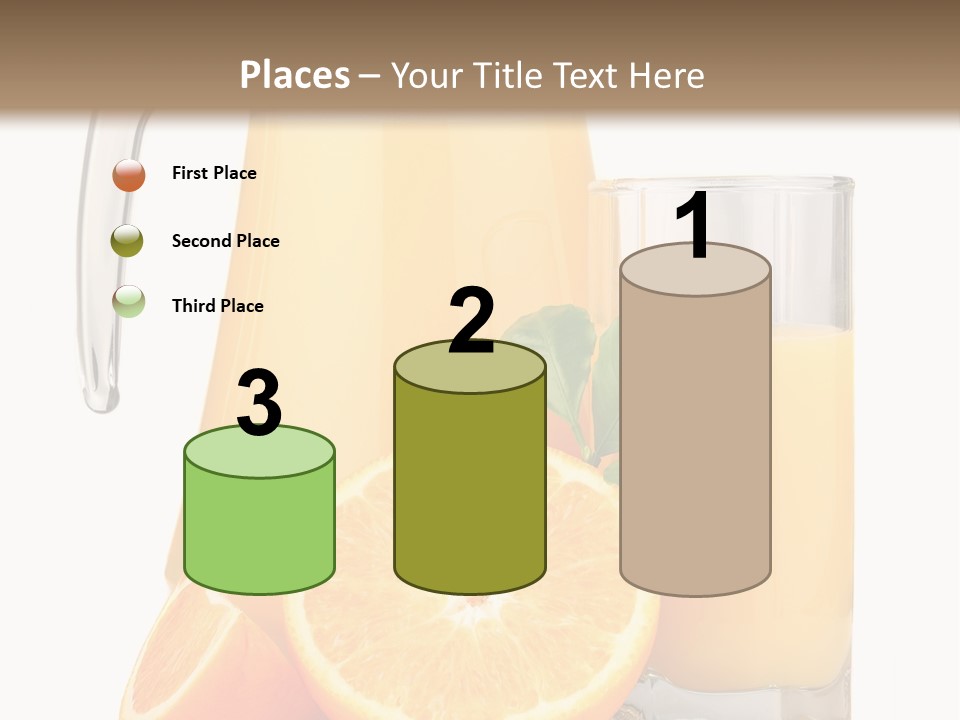Glass Isolated Tropical PowerPoint Template