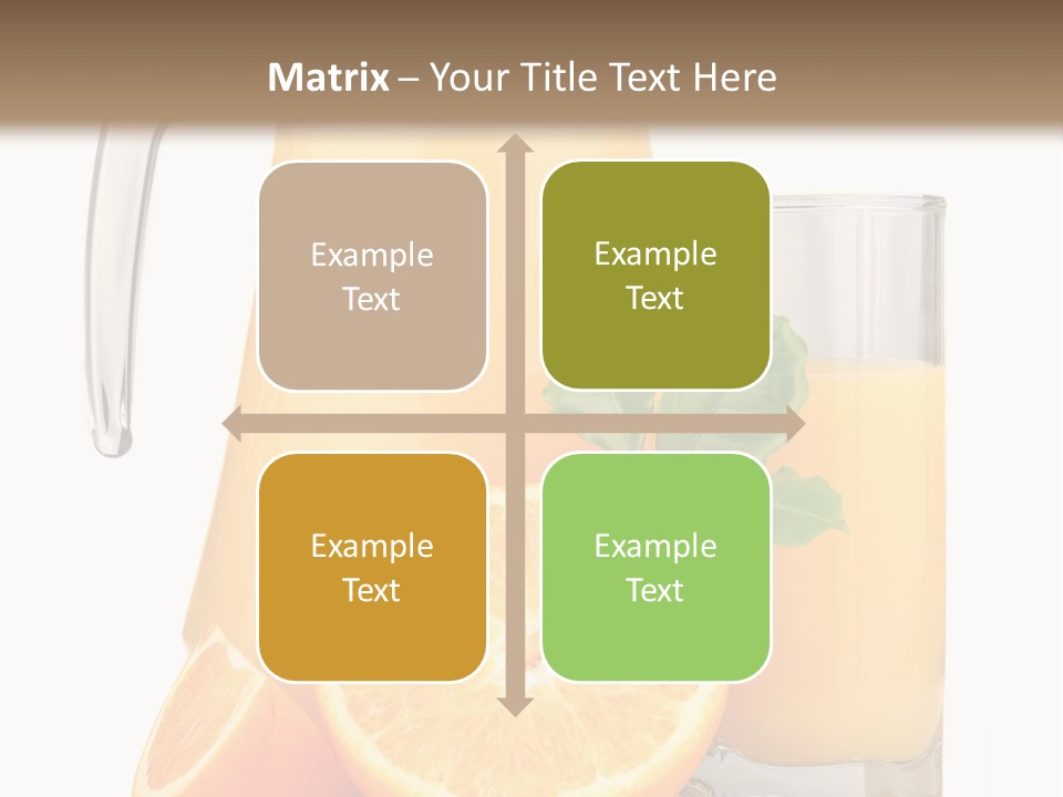 Glass Isolated Tropical PowerPoint Template