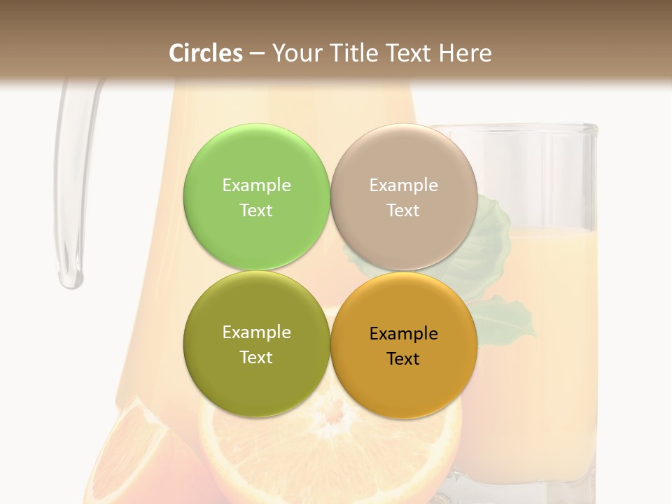 Glass Isolated Tropical PowerPoint Template