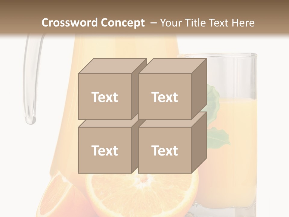 Glass Isolated Tropical PowerPoint Template