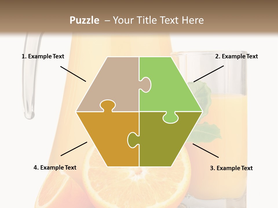 Glass Isolated Tropical PowerPoint Template