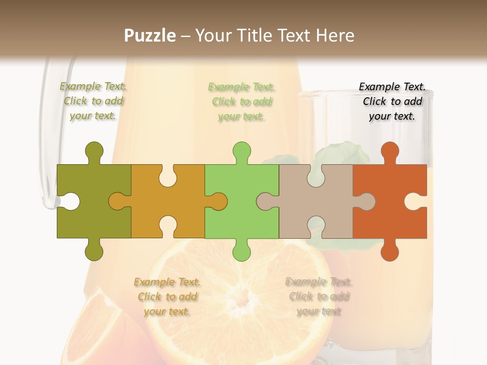 Glass Isolated Tropical PowerPoint Template