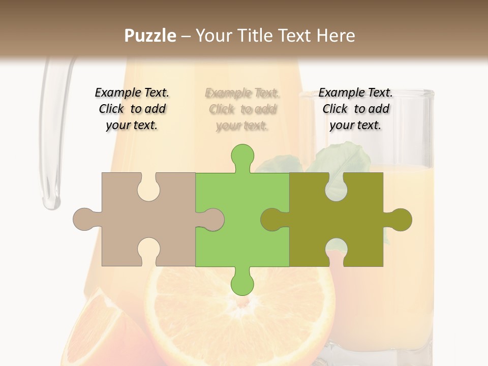 Glass Isolated Tropical PowerPoint Template