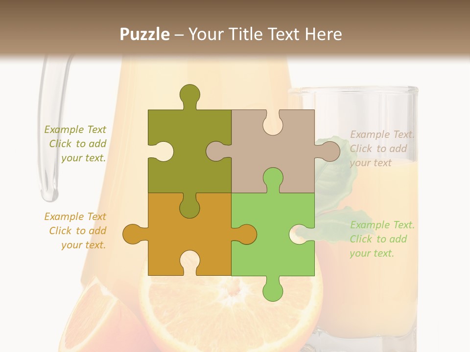 Glass Isolated Tropical PowerPoint Template