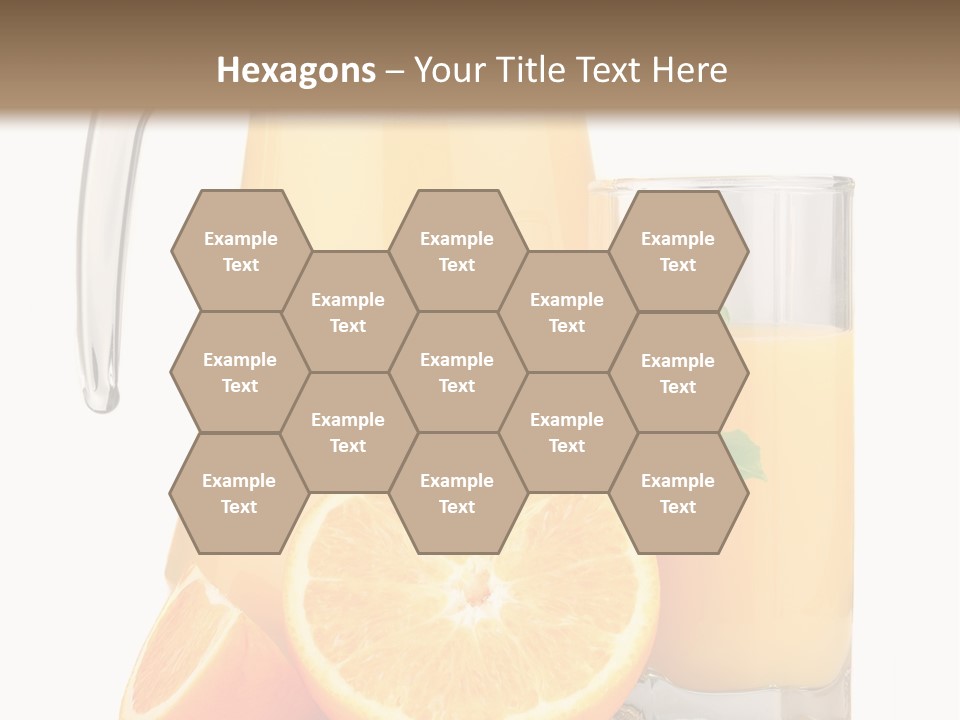 Glass Isolated Tropical PowerPoint Template