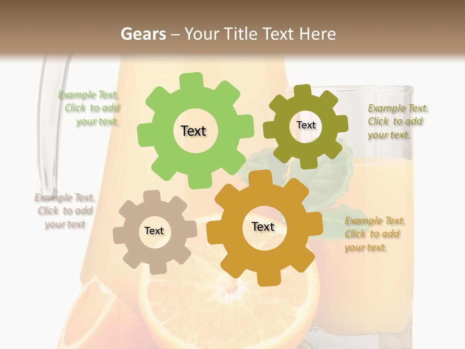 Glass Isolated Tropical PowerPoint Template