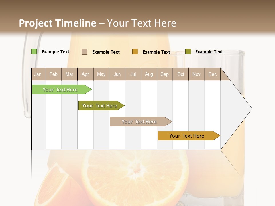 Glass Isolated Tropical PowerPoint Template