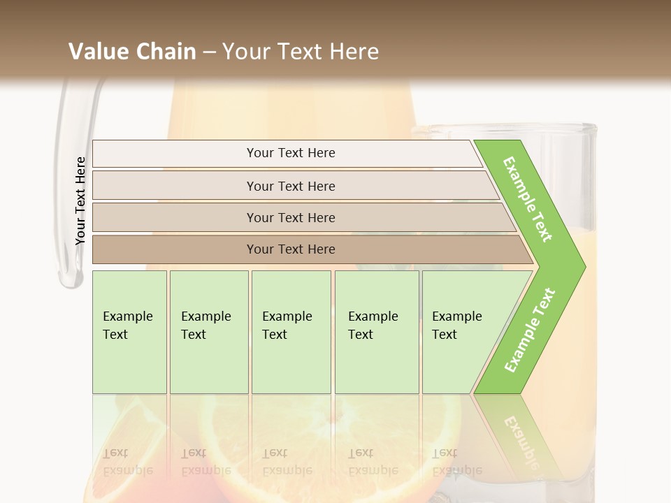 Glass Isolated Tropical PowerPoint Template