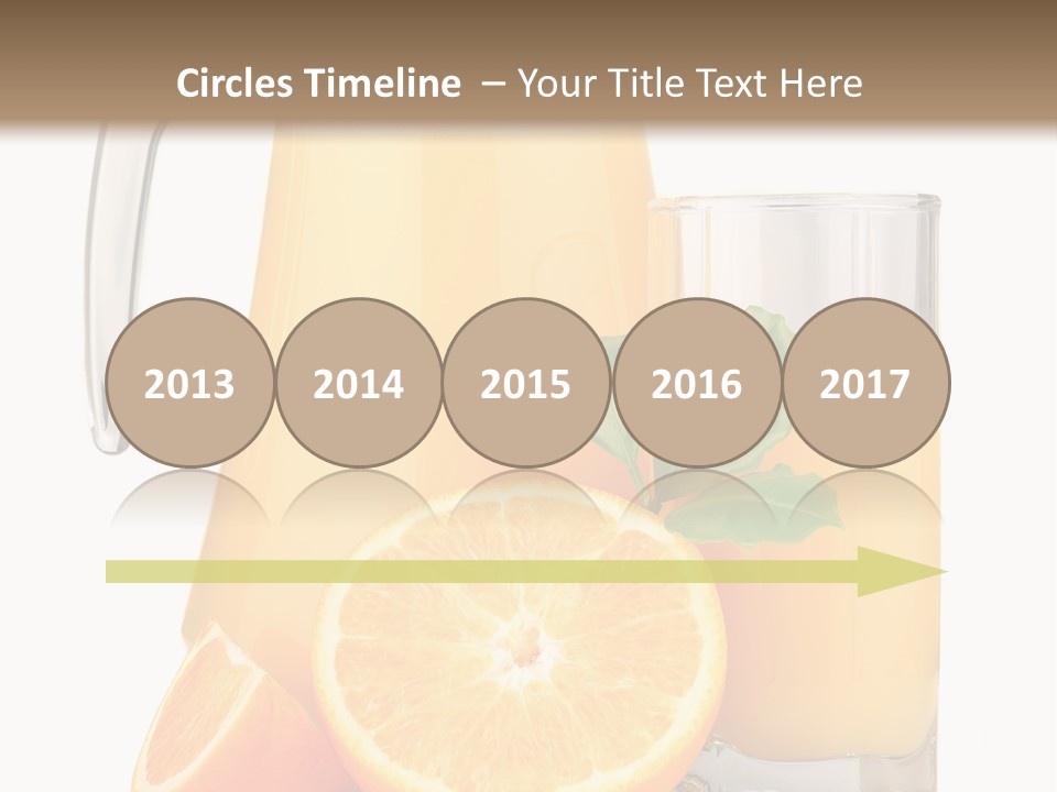 Glass Isolated Tropical PowerPoint Template