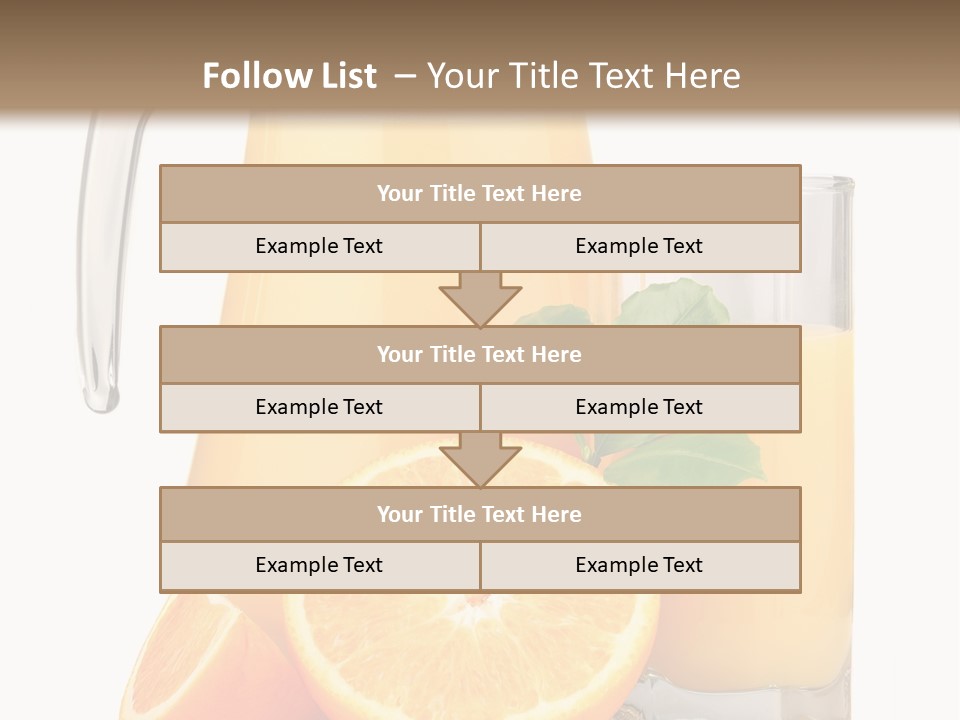 Glass Isolated Tropical PowerPoint Template