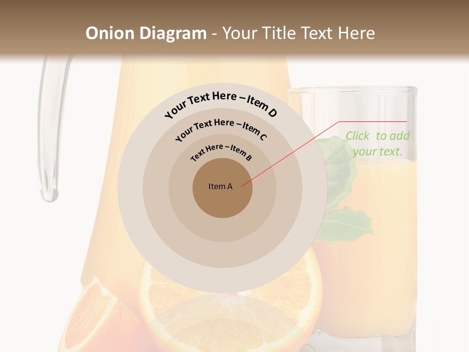 Glass Isolated Tropical PowerPoint Template