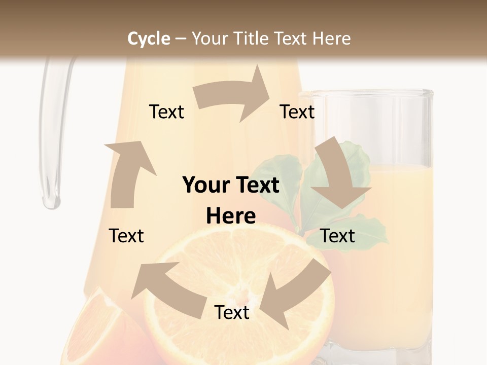 Glass Isolated Tropical PowerPoint Template