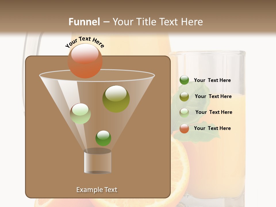 Glass Isolated Tropical PowerPoint Template