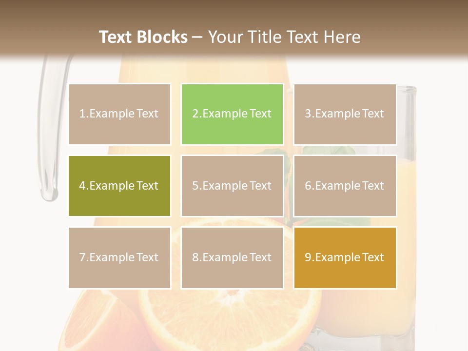 Glass Isolated Tropical PowerPoint Template