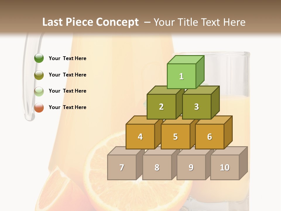 Glass Isolated Tropical PowerPoint Template