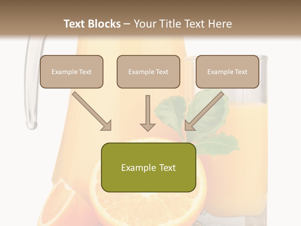 Glass Isolated Tropical PowerPoint Template