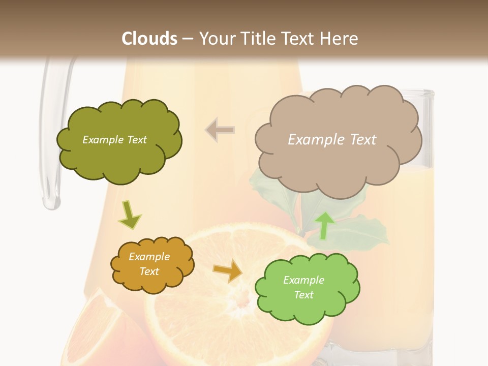Glass Isolated Tropical PowerPoint Template