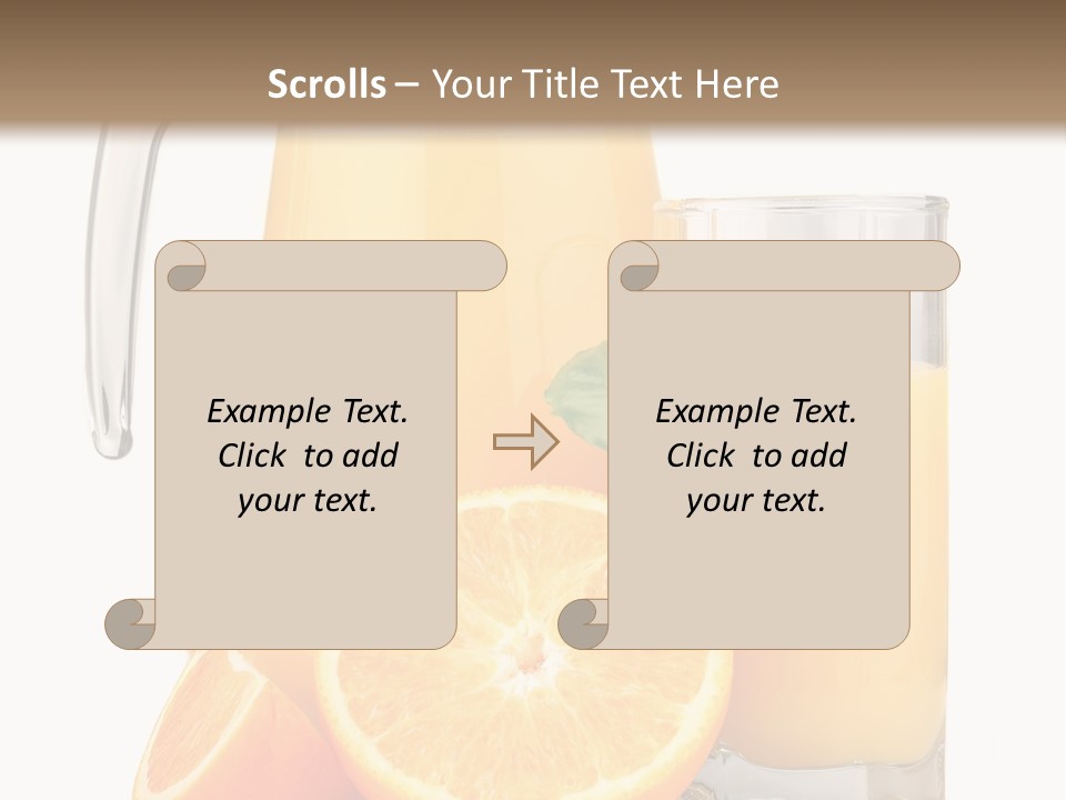 Glass Isolated Tropical PowerPoint Template