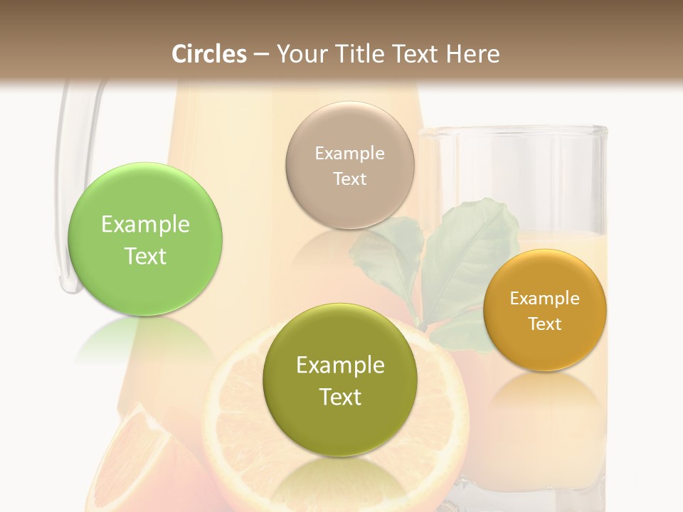 Glass Isolated Tropical PowerPoint Template
