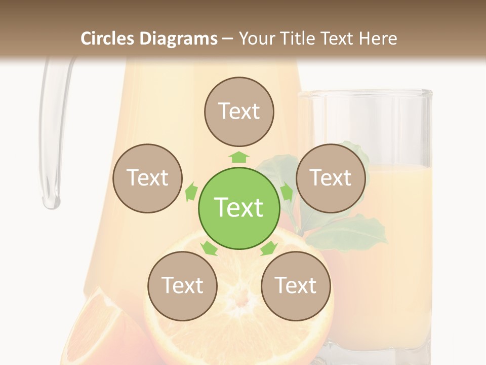 Glass Isolated Tropical PowerPoint Template