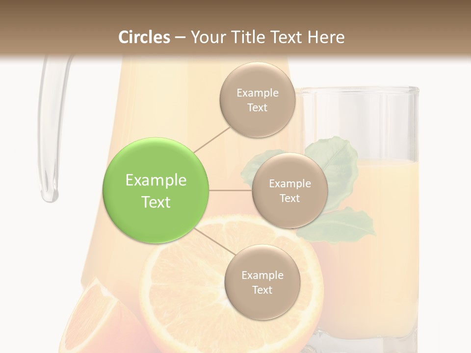 Glass Isolated Tropical PowerPoint Template