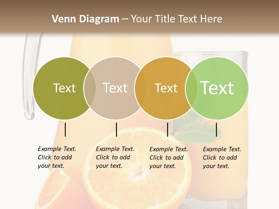 Glass Isolated Tropical PowerPoint Template