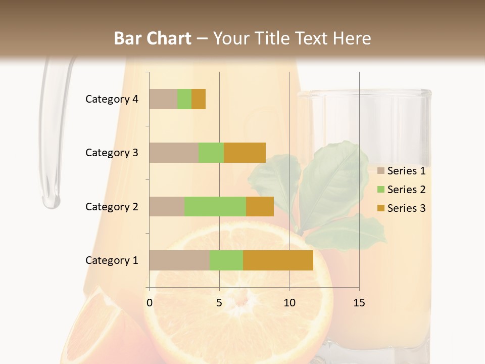 Glass Isolated Tropical PowerPoint Template