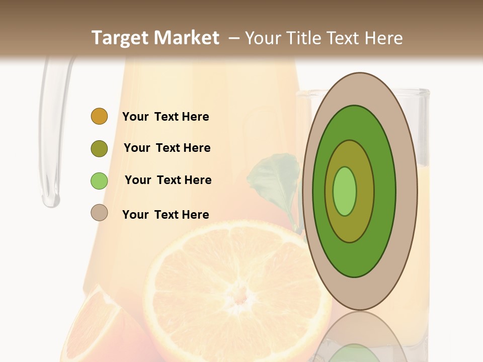 Glass Isolated Tropical PowerPoint Template