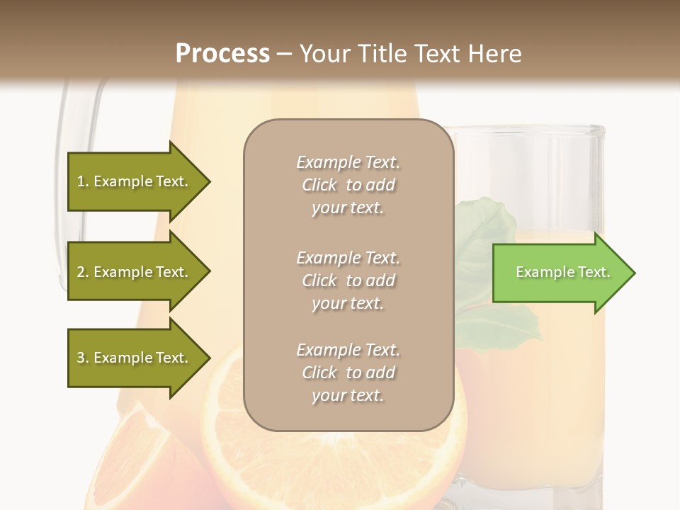 Glass Isolated Tropical PowerPoint Template