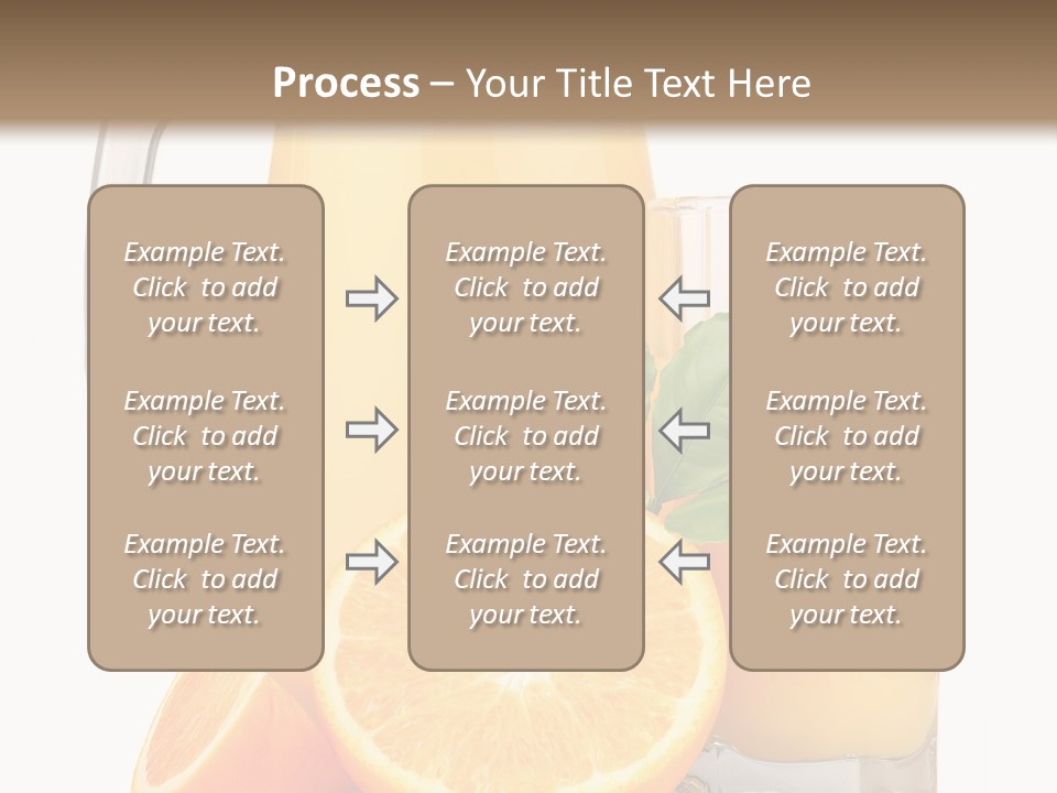 Glass Isolated Tropical PowerPoint Template