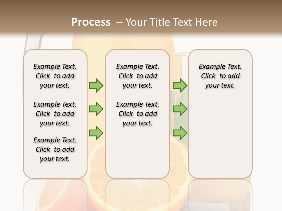 Glass Isolated Tropical PowerPoint Template