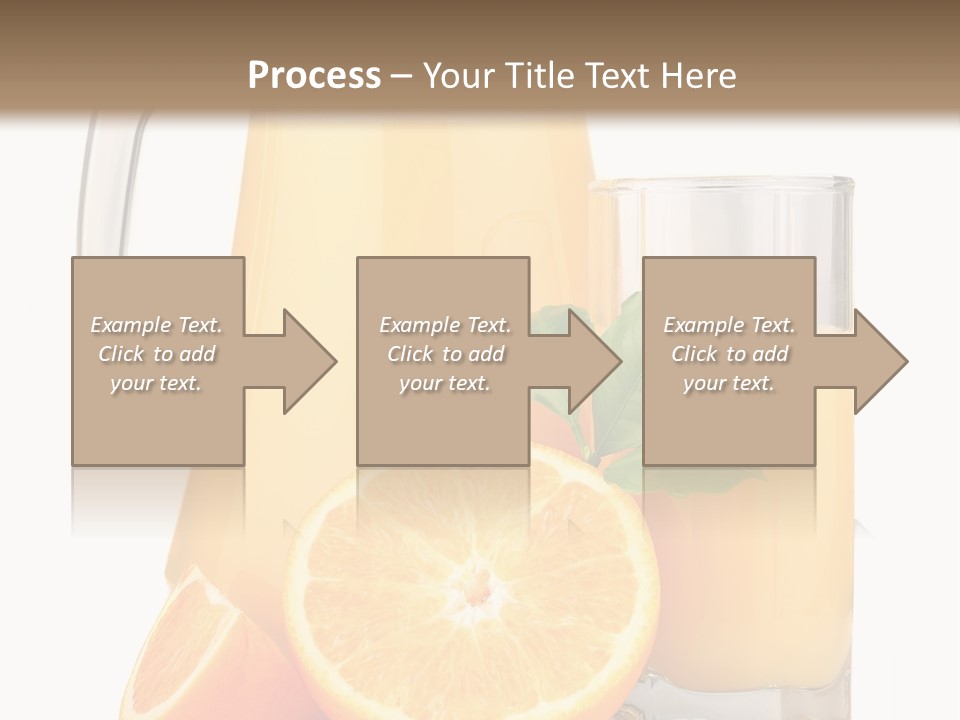 Glass Isolated Tropical PowerPoint Template