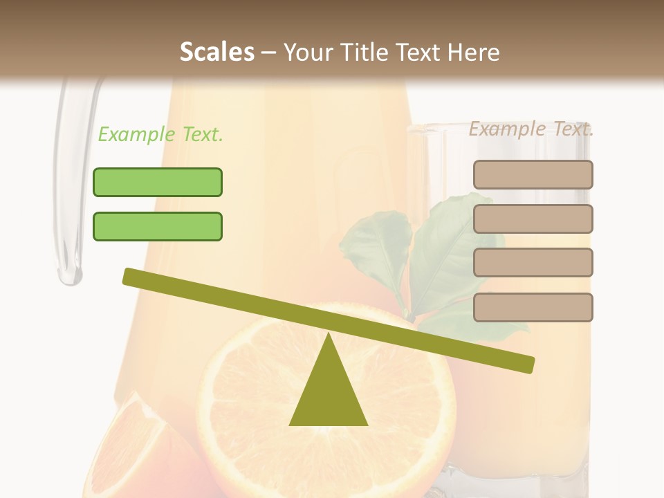 Glass Isolated Tropical PowerPoint Template