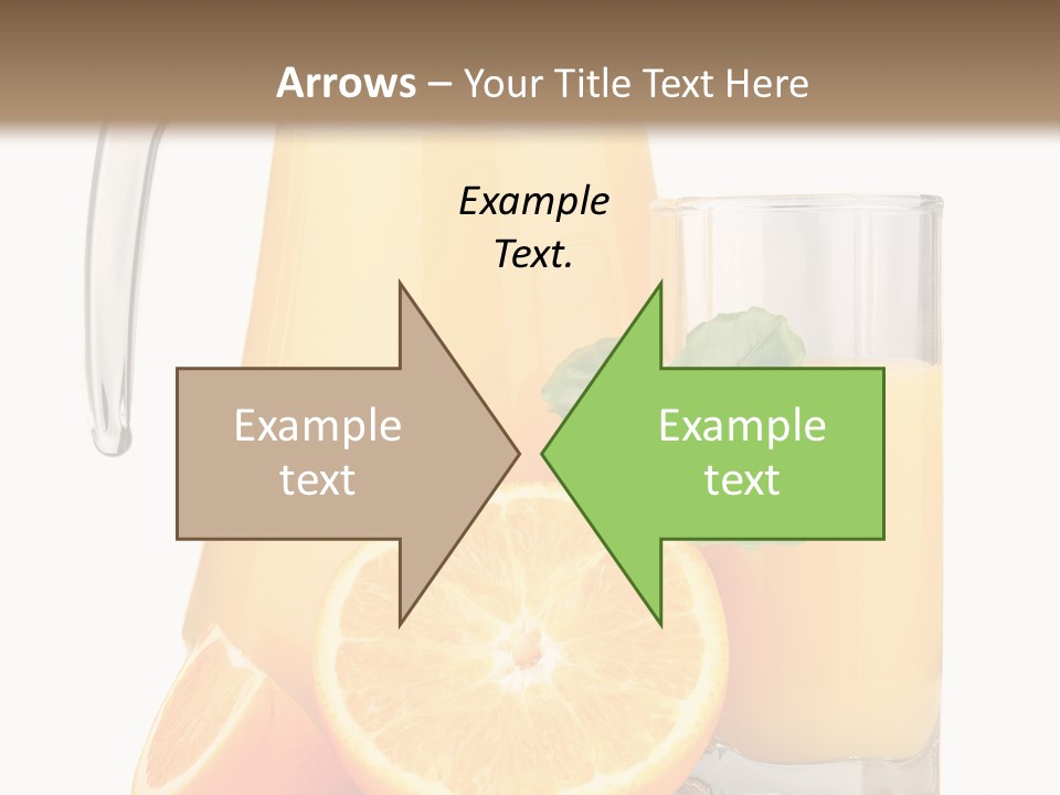 Glass Isolated Tropical PowerPoint Template