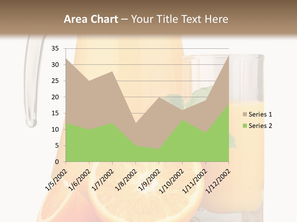 Glass Isolated Tropical PowerPoint Template