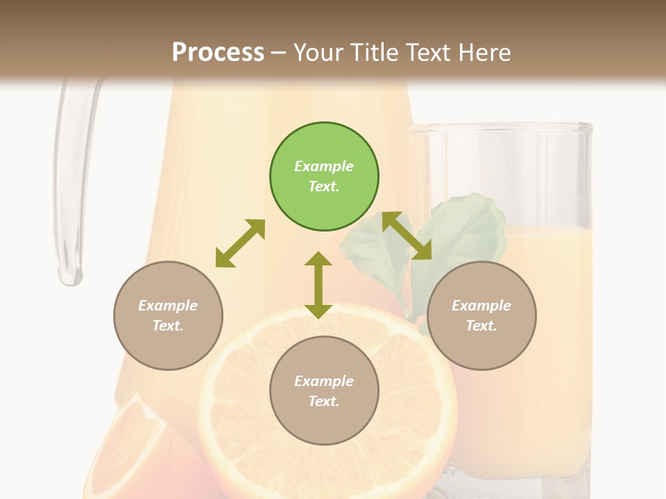 Glass Isolated Tropical PowerPoint Template