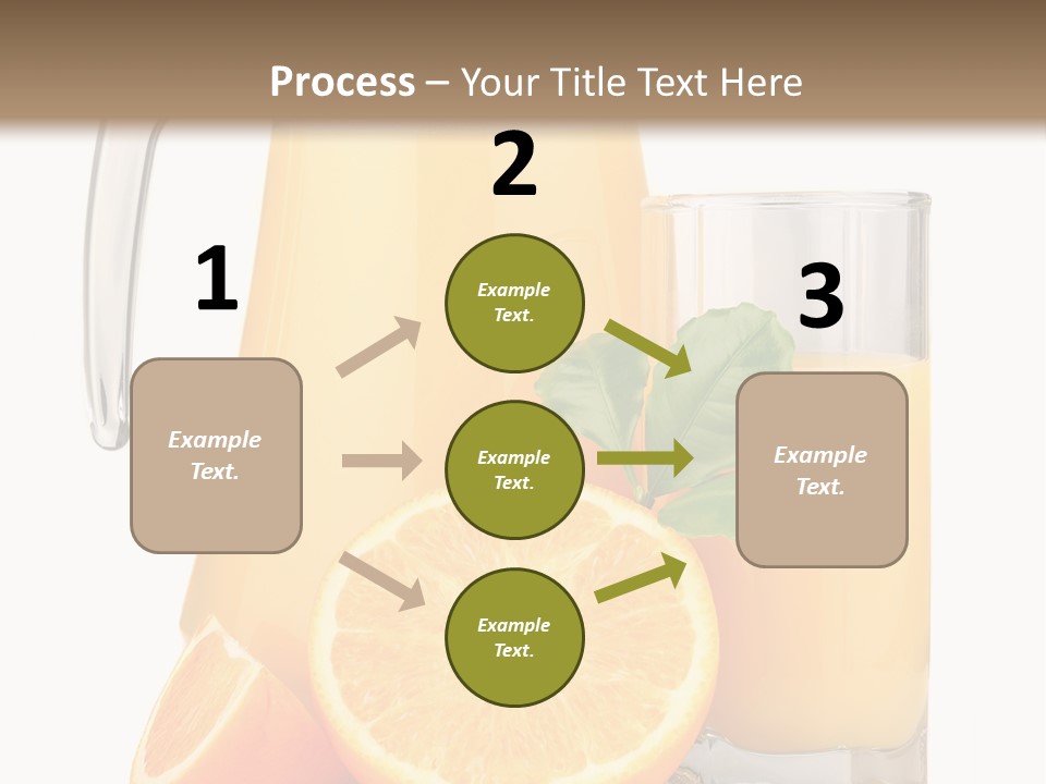 Glass Isolated Tropical PowerPoint Template