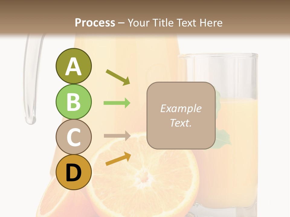 Glass Isolated Tropical PowerPoint Template