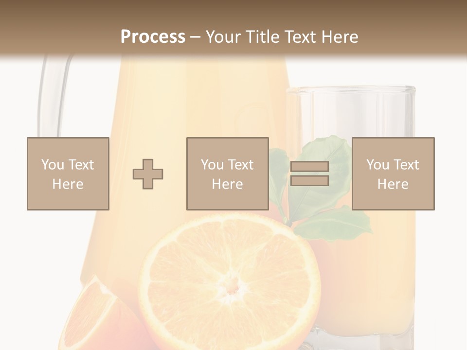Glass Isolated Tropical PowerPoint Template