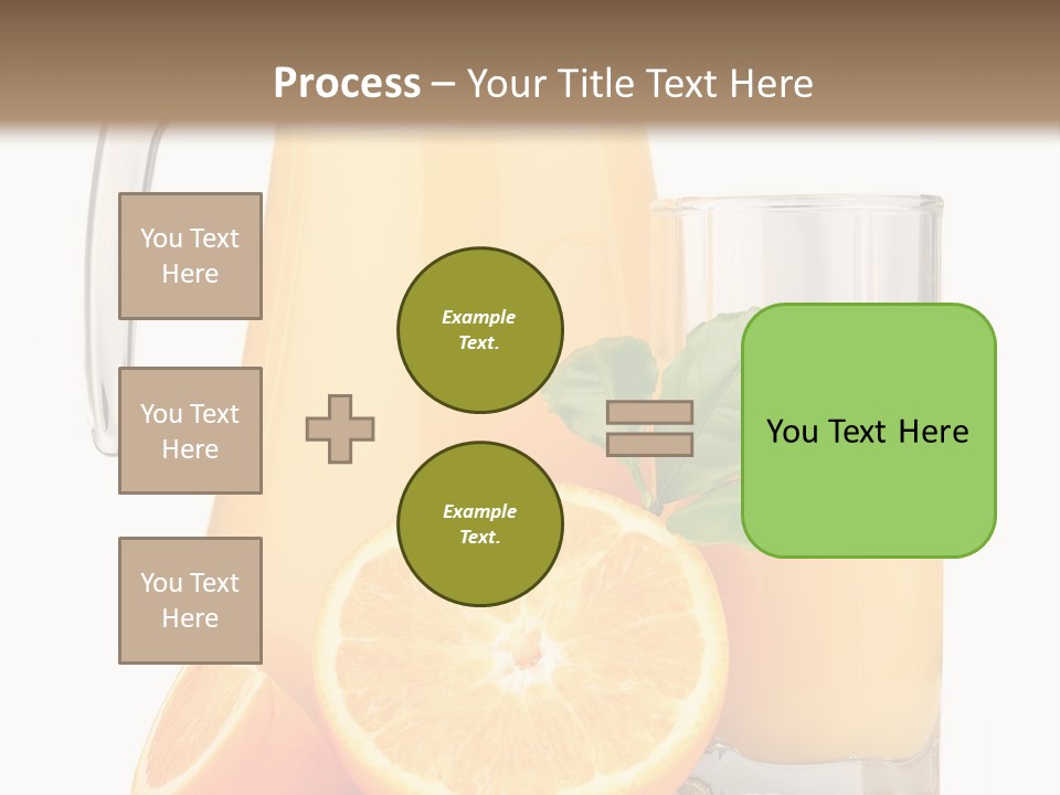 Glass Isolated Tropical PowerPoint Template