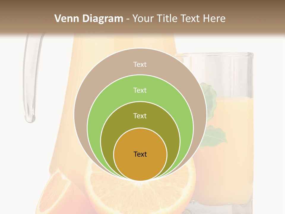 Glass Isolated Tropical PowerPoint Template