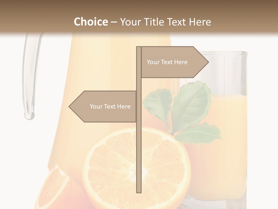 Glass Isolated Tropical PowerPoint Template