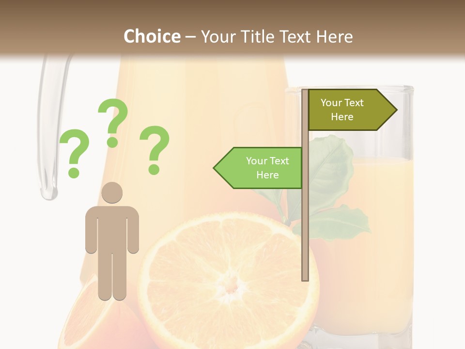 Glass Isolated Tropical PowerPoint Template