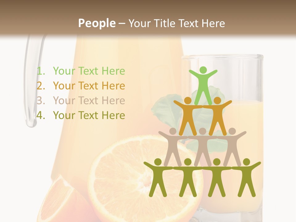 Glass Isolated Tropical PowerPoint Template