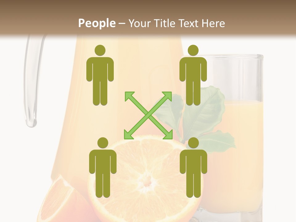 Glass Isolated Tropical PowerPoint Template