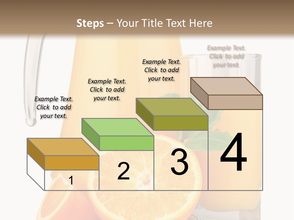 Glass Isolated Tropical PowerPoint Template